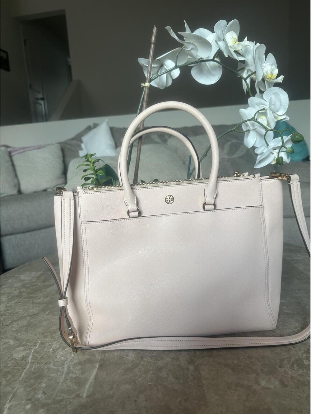 TORY BURCH Robinson Double-Zip Leather Tote bag
